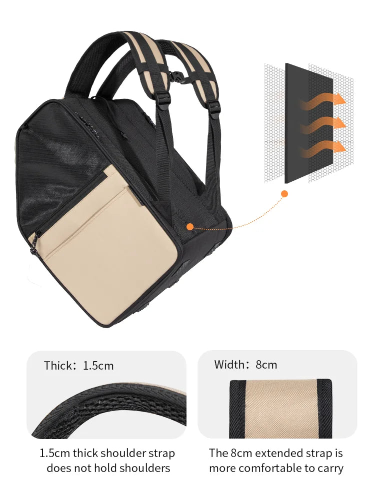 Cat Bag Breathable Canvas Portable Pet Dog Backpack Outdoor Travel Transport Bag For Cats Dogs And Puppy Carrying Pet Supplies